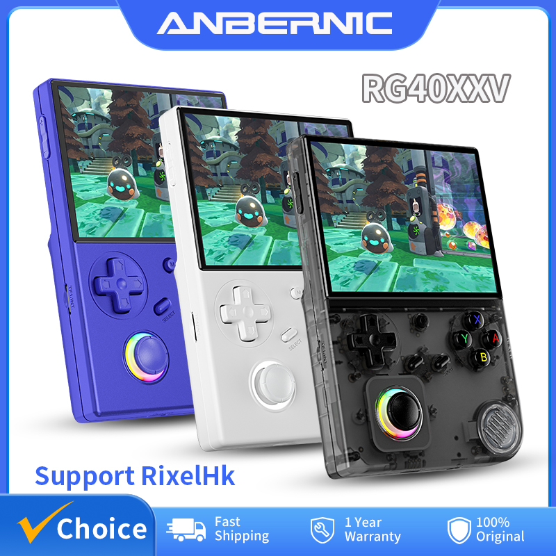 Retro Gaming App - ANBERNIC RG40XXV Retro คอนโซลเกมมือถือ 4 ''หน้าจอ
