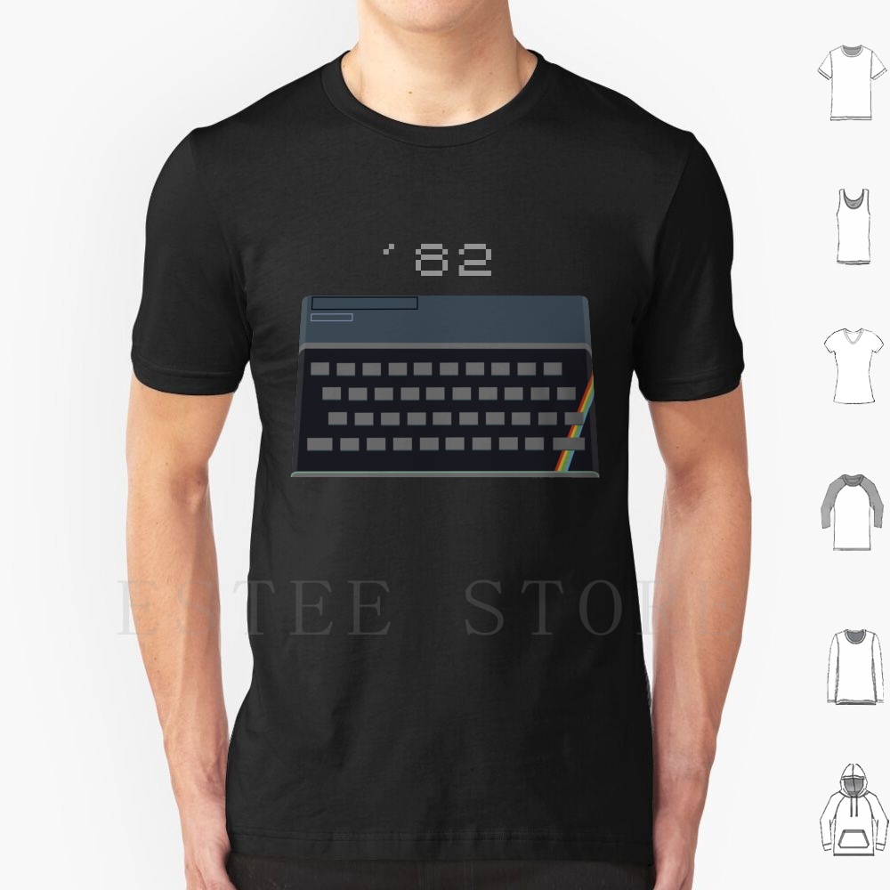 Retro Gaming Zx Spectrum - เสื้อยืดสีสันสดใส Spectrum-Now In (Clashing) สำหรับผู้ชาย ผ้าฝ้าย