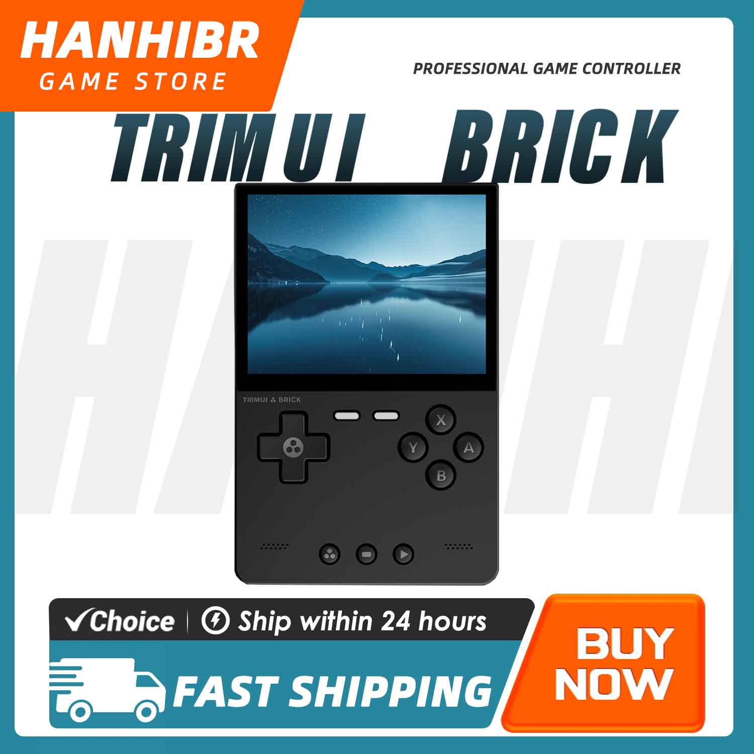Retro Gaming Usb - เครื่องเล่นเกมพกพา TRIMUI BRICK CNC โลหะสไตล์เรโทร หน้าจอ