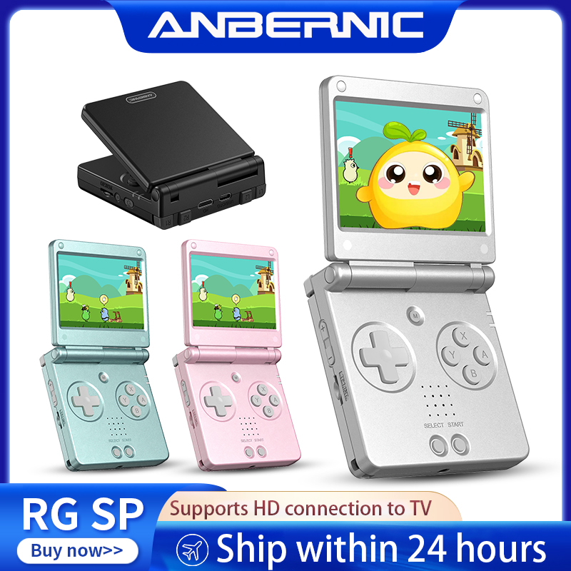 Retro Gaming App - เครื่องเล่นเกมพกพา Anbernic RGSP Flip Retro ระบบปฏิบัติการ