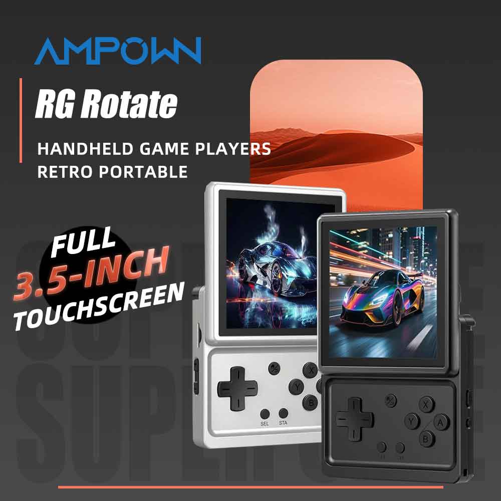 Retro Gaming Usb - เครื่องเล่นเกมพกพา ANBERNIC RG Rotate ระบบ Android