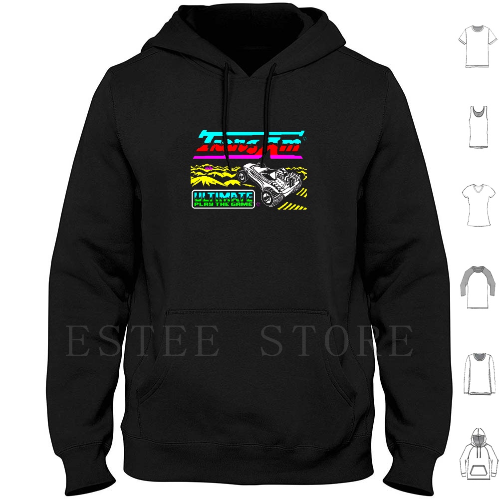 Retro Gaming Zx Spectrum - หน้าจอแสดงผลขณะกำลังโหลด : เสื้อฮู้ดทรานส์แอมแขนยาว Zx Spectrum Retro