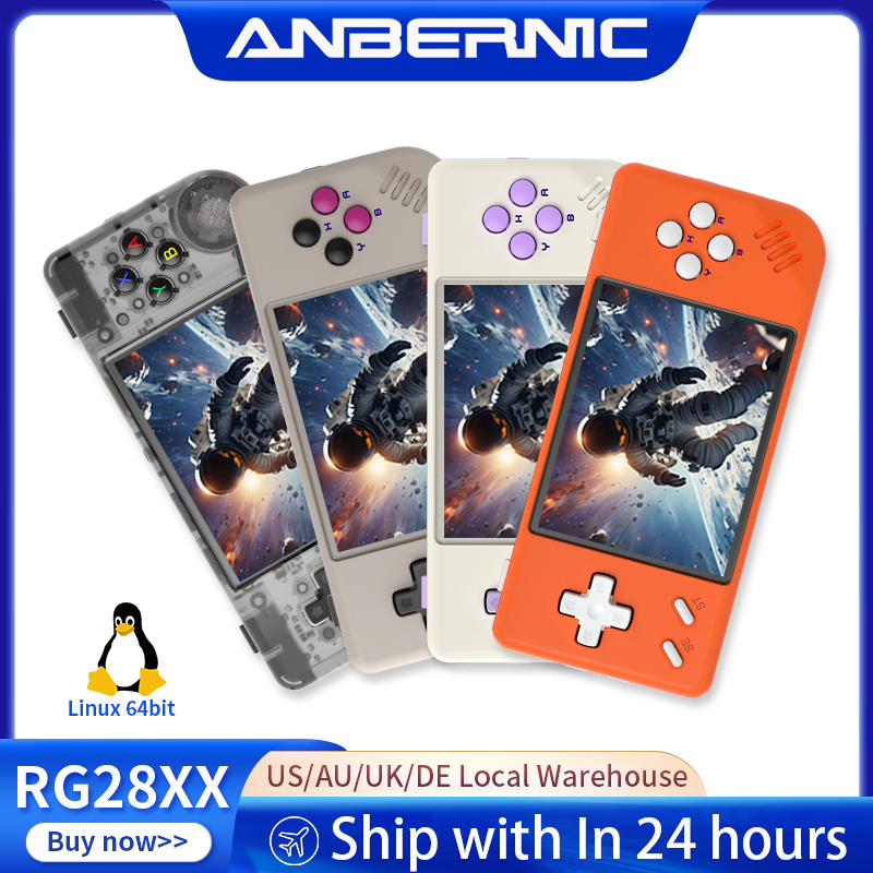 Retro Gaming App - ANBERNIC RG28XX เครื่องเล่นเกมพกพาแบบเรโทร ระบบปฏิบัติการลินุกซ์ 64 บิต