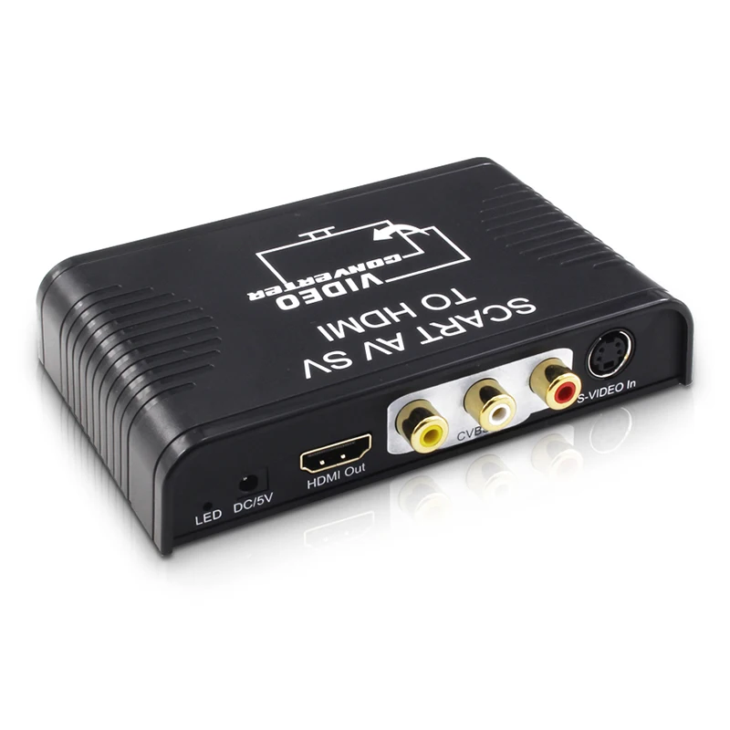 Scart To Hdmi - S-Video AV SCART เป็น HDMI Converter