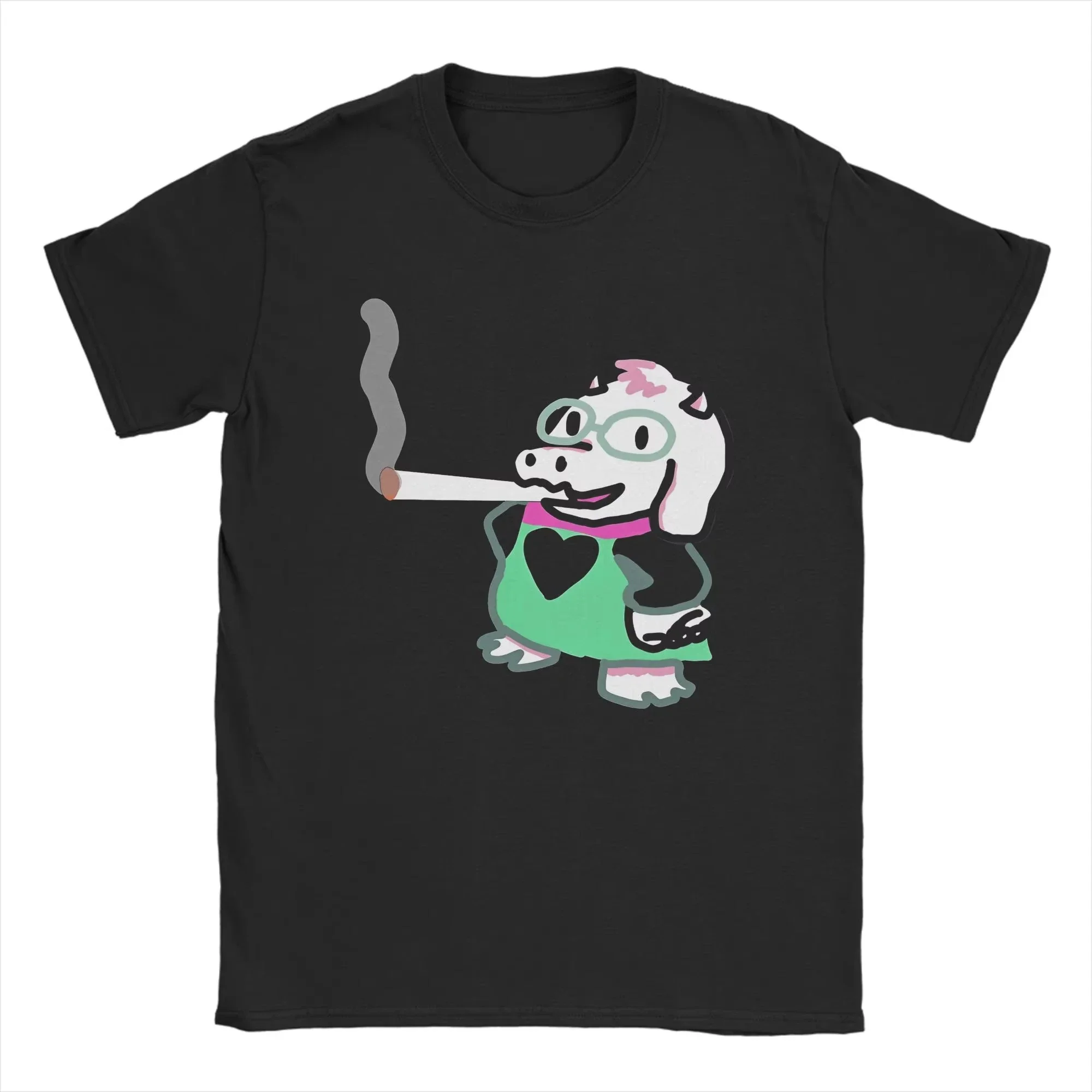 Retro Gaming T Shirt - เสื้อยืดเกม Deltarune Beach Ralsei Blunt สำหรับผู้ชายและผู้หญิง