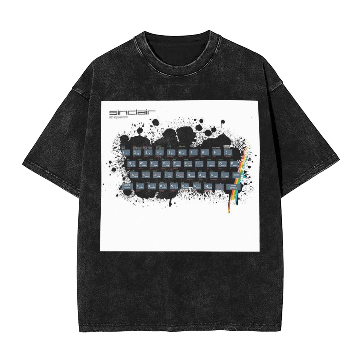 เสื้อยืดแขนสั้นลายเกมย้อนยุค - - Retro Gaming Zx Spectrum บทวิจารณ์และราคา