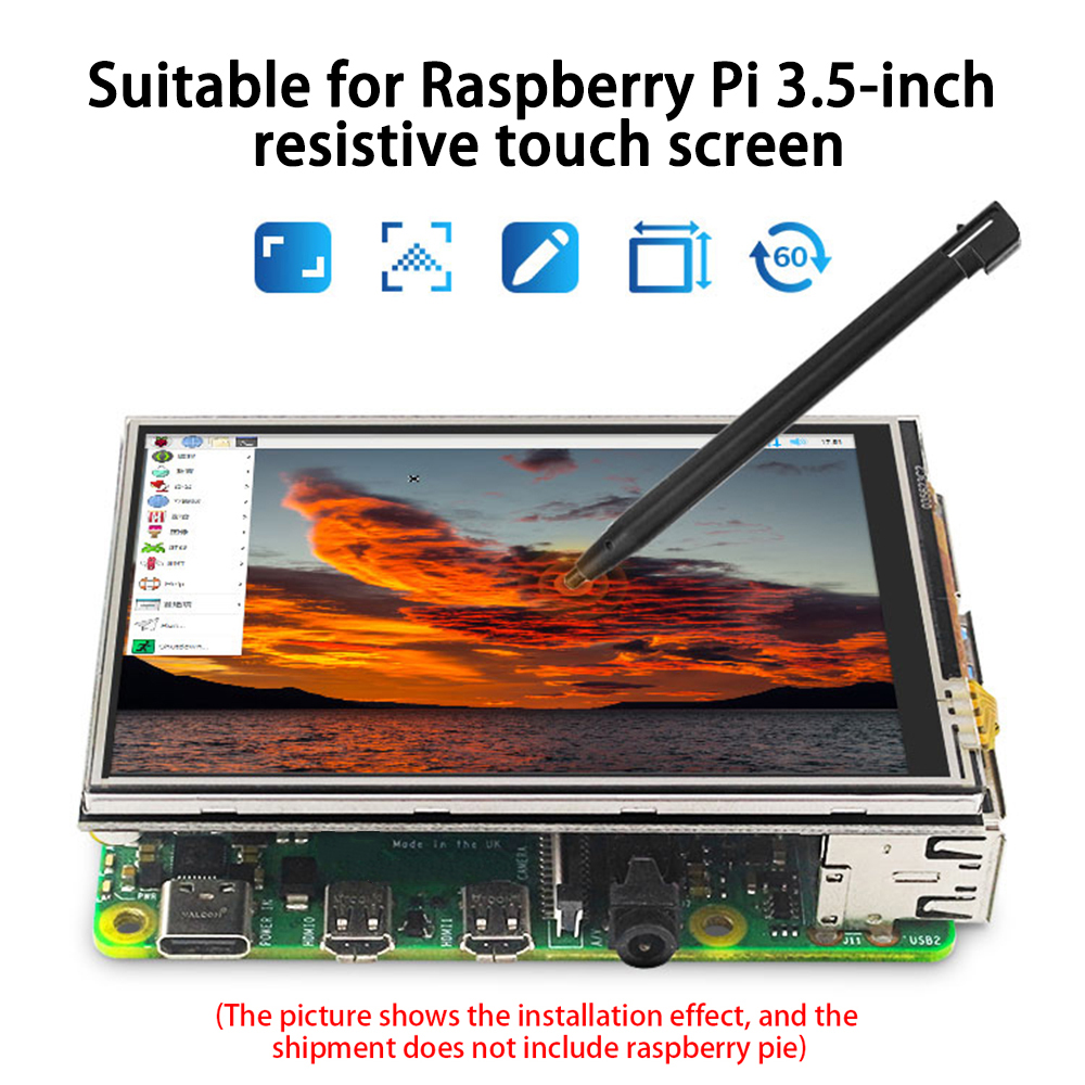 หน้าจอสัมผัส TFT ขนาด 3.5 นิ้ว - Retro Gaming On Raspberry Pi บทวิจารณ์และราคา