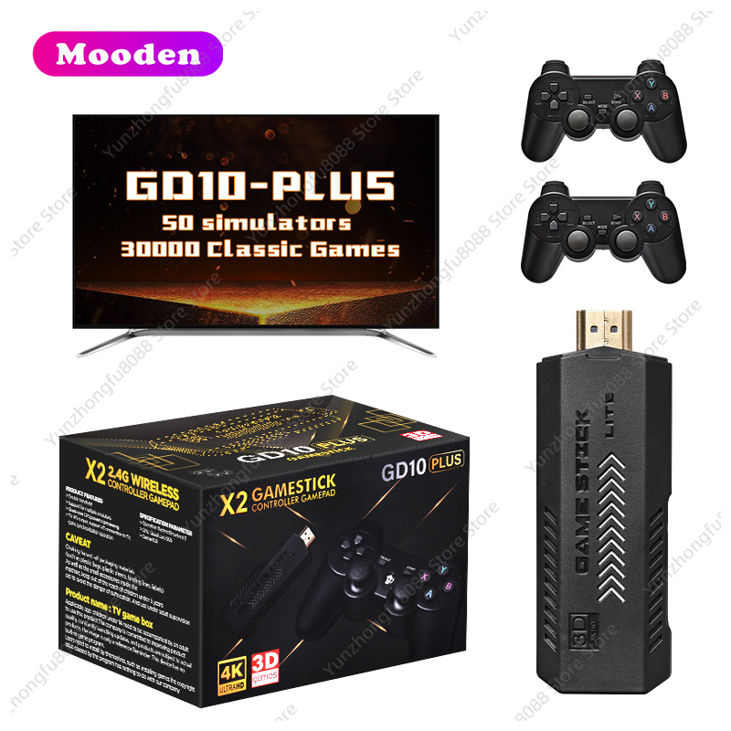 L GD10 Plus เกมสติ๊ก 4k กล่องด - Retro Gaming Stick บทวิจารณ์และราคา