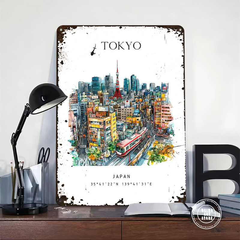 โปสเตอร์พิมพ์ลายท่องเที่ยวโตเก - Retro Gaming Japan บทวิจารณ์และราคา