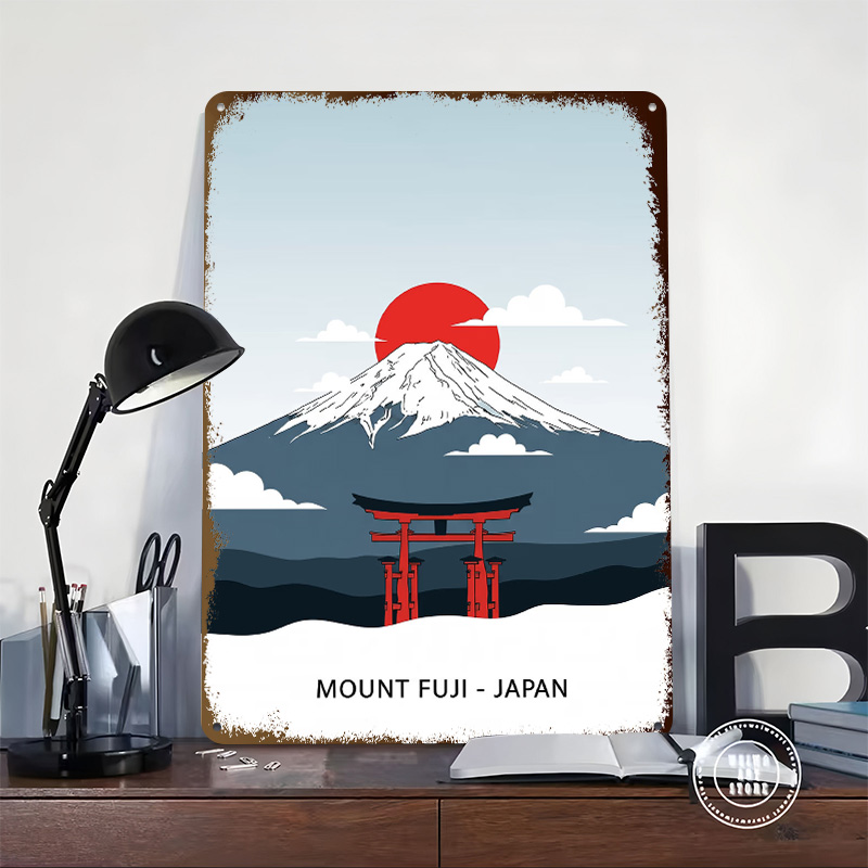 โปสเตอร์พิมพ์ลายภูเขาไฟฟูจิ ปร - Retro Gaming Japan บทวิจารณ์และราคา