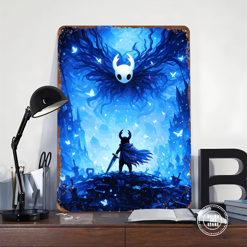 โปสเตอร์โลหะ Hollow Knight Con - Retro Knight Gaming บทวิจารณ์และราคา
