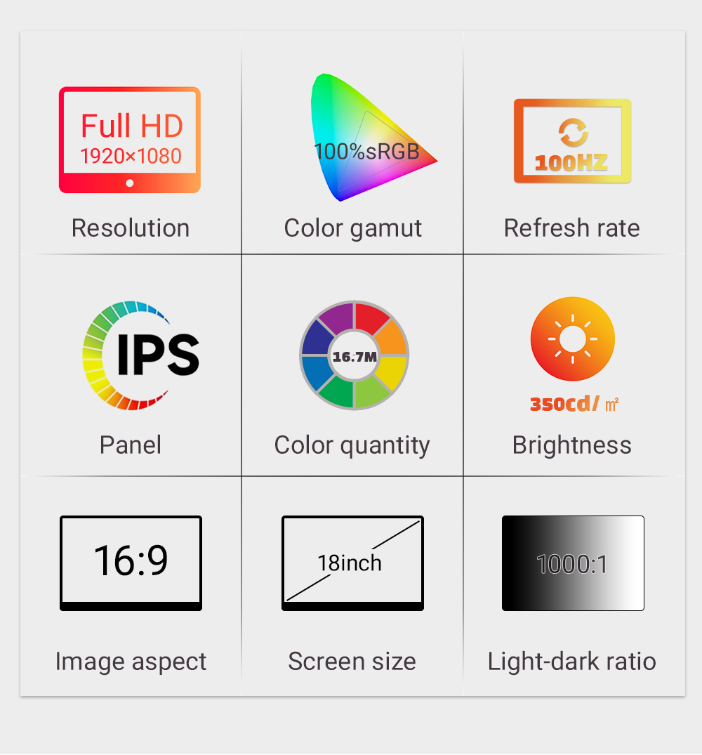 ZSUS 18 นิ้ว 1080P 100Hz 100%  - Retro Gaming Monitor บทวิจารณ์และราคา