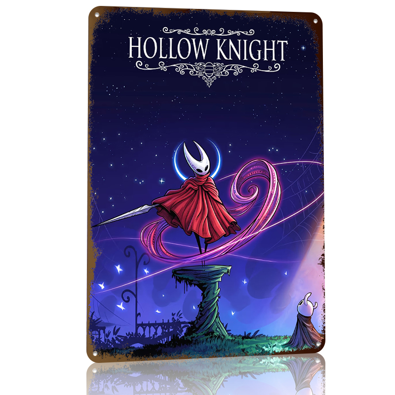 โปสเตอร์โลหะลาย Hollow Knight  - Retro Knight Gaming บทวิจารณ์และราคา