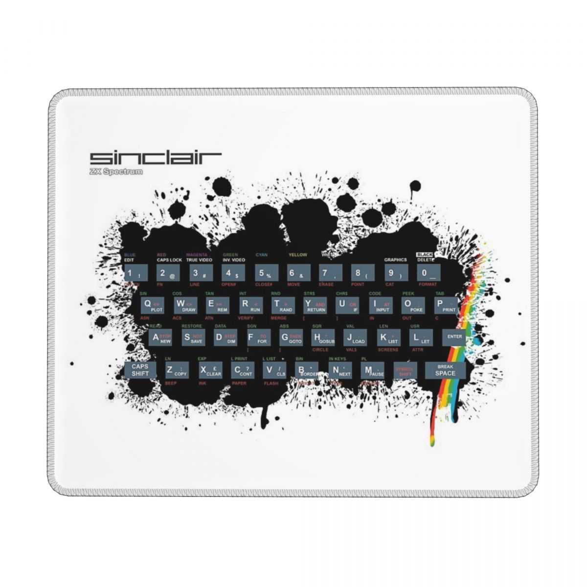ศิลปะเกมย้อนยุค - แผ่นรองเมาส์ - Retro Gaming Zx Spectrum บทวิจารณ์และราคา