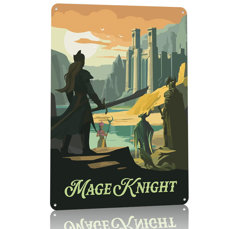 โปสเตอร์พิมพ์ลายเกม Mage Knigh - Retro Knight Gaming บทวิจารณ์และราคา