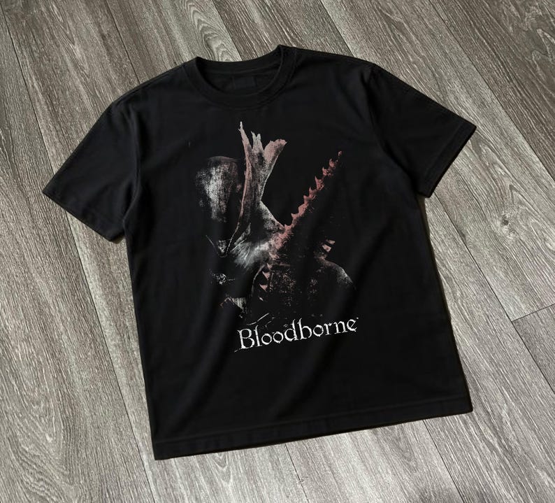 เสื้อยืดเกม Bloodborne Dark So - Retro Gaming T Shirt บทวิจารณ์และราคา