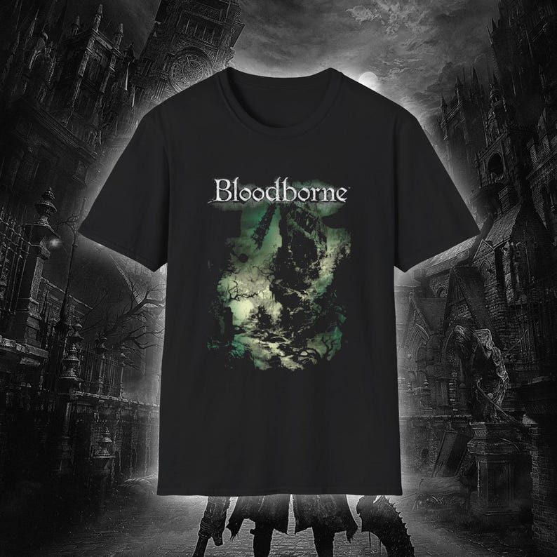 เสื้อยืดเกม Bloodborne Dark So - Retro Gaming T Shirt บทวิจารณ์และราคา