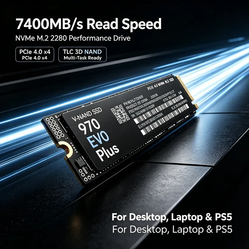 7400MB/s M.2 NVMe SSD 970 EVO  - Samsung Ssd 980 Pro บทวิจารณ์และราคา