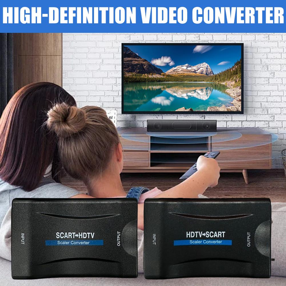 1080P HDMI TO SCART วิดีโออะแด - Scart To Hdmi บทวิจารณ์และราคา