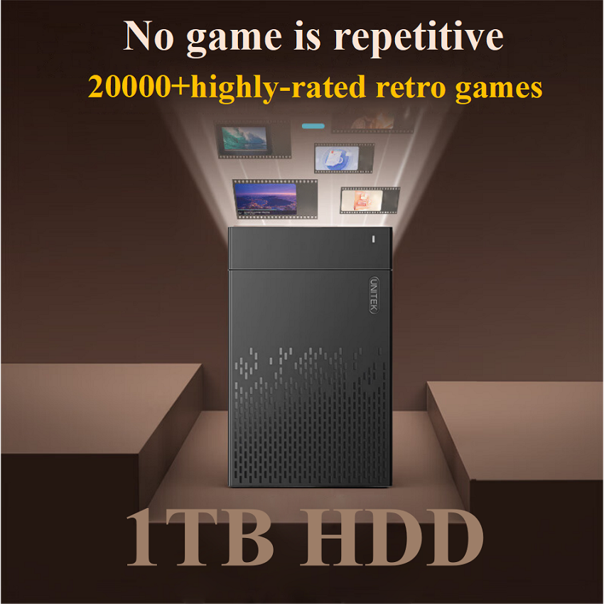 ฮาร์ดดิสก์เกมย้อนยุค 1TB พร้อม - Retro Gaming Usb บทวิจารณ์และราคา