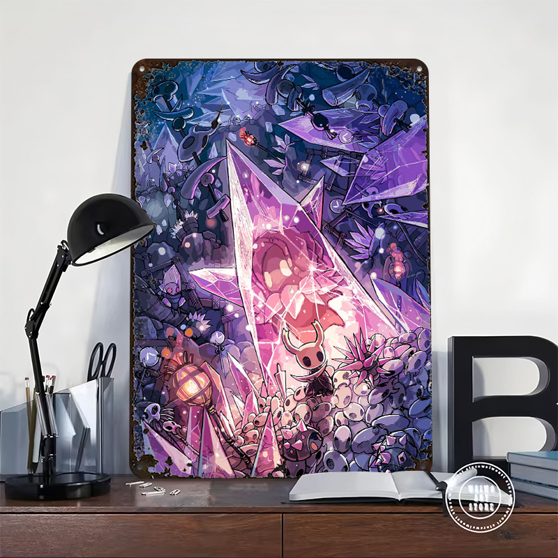 โปสเตอร์โลหะลายเกม Hollow Knig - Retro Knight Gaming บทวิจารณ์และราคา