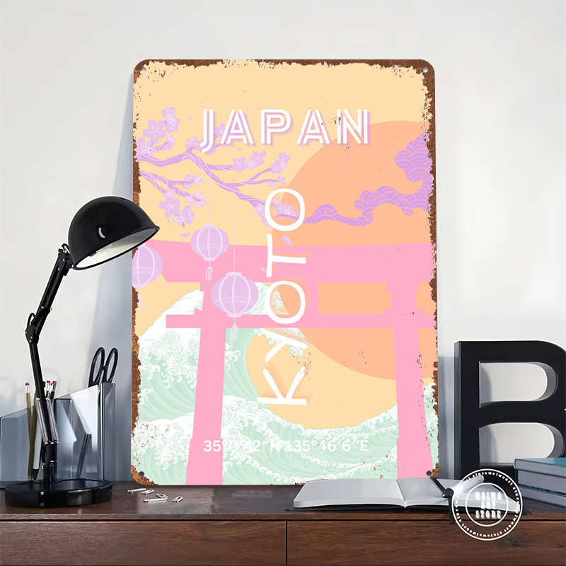 โปสเตอร์โลหะลายศิลปะการเดินทาง - Retro Gaming Japan บทวิจารณ์และราคา