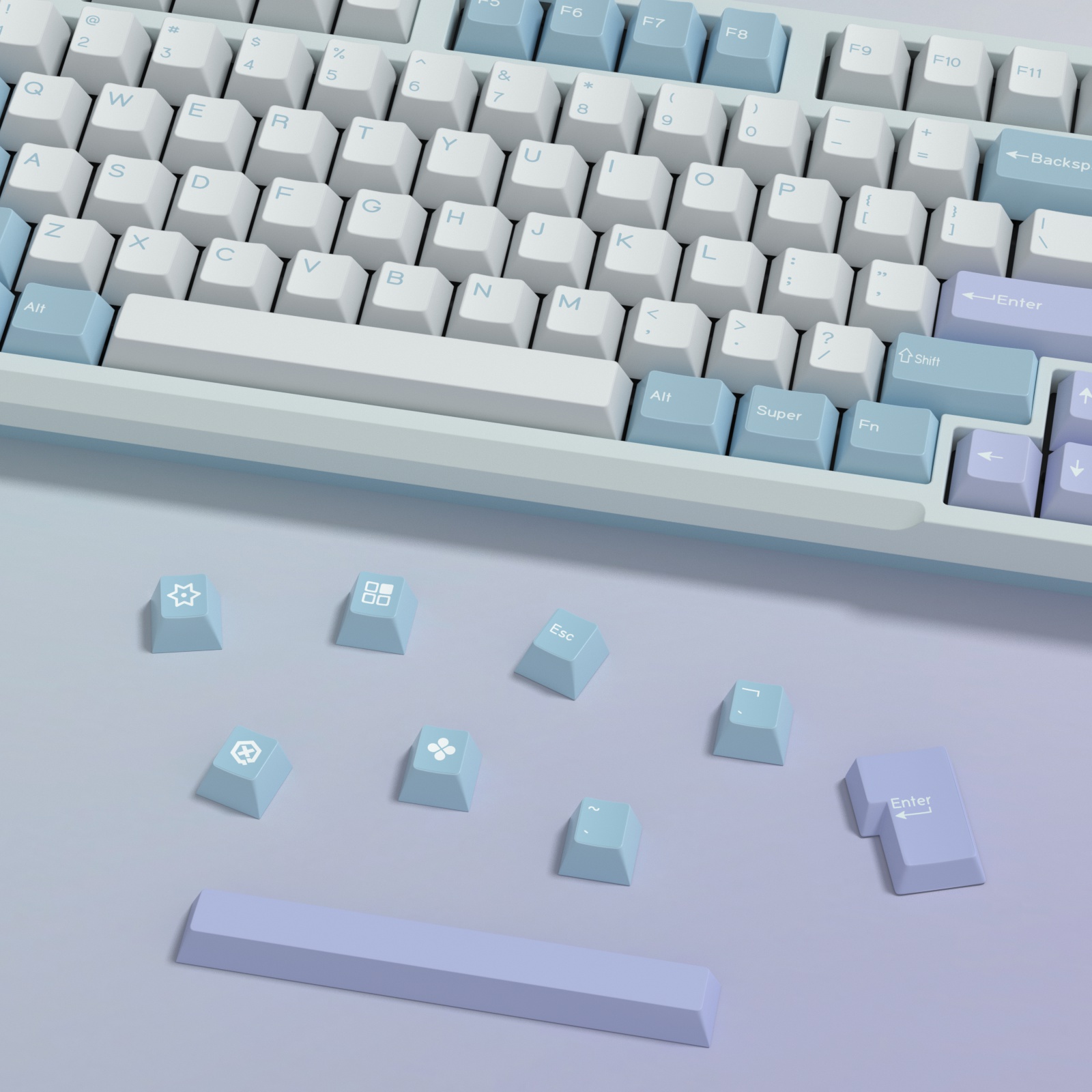 KBDiy GMK ภาพลวงตา Keycap โปรไ - Retro Gaming Usb บทวิจารณ์และราคา