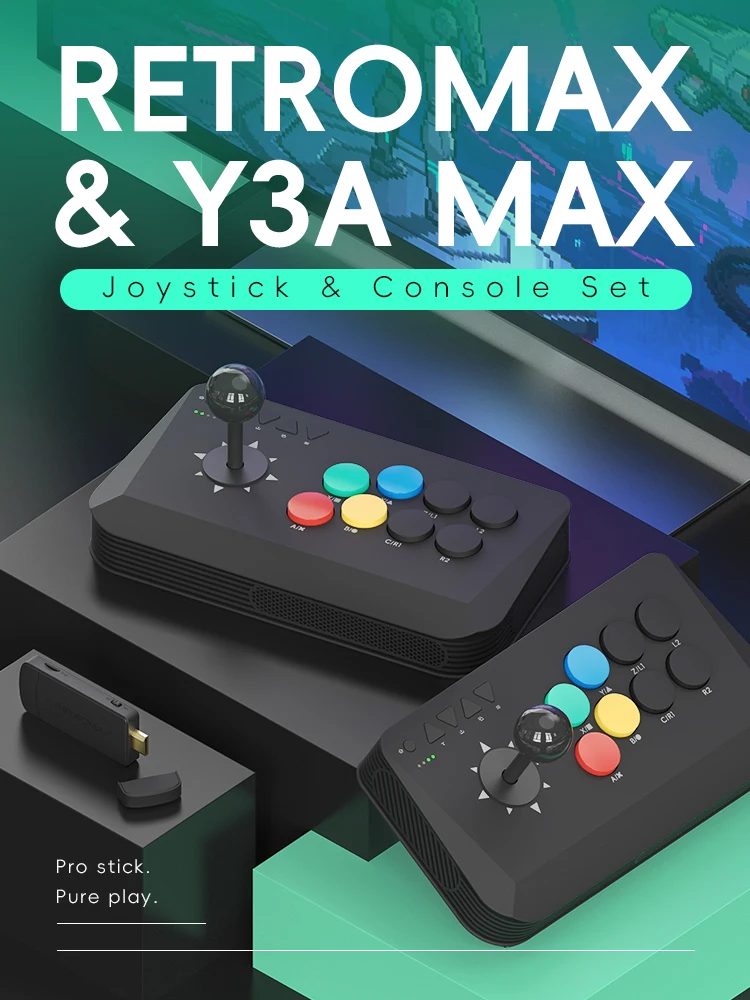 จอยสติ๊กไร้สาย Y3A Max สำหรับเ - Retro Gaming Stick บทวิจารณ์และราคา