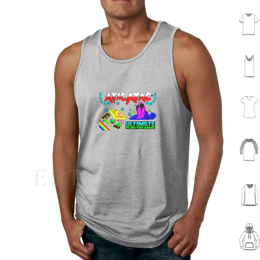เสื้อกล้ามดีไซน์เกมย้อนยุค Ati - Retro Gaming Zx Spectrum บทวิจารณ์และราคา