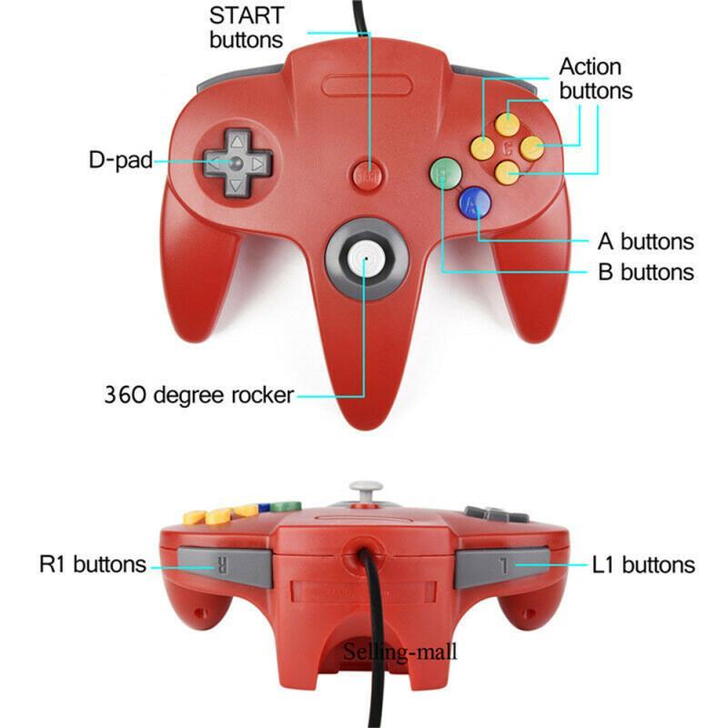 N64 Controller คลาสสิก USB แบบ - Retro Gaming App บทวิจารณ์และราคา
