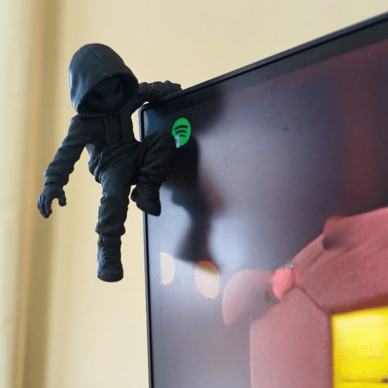 รูปปั้นเอเลี่ยนขนาดเล็กแบบมีฮู - Retro Gaming Monitor บทวิจารณ์และราคา