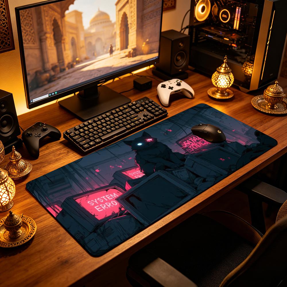 แผ่นรองเมาส์เกมมิ่งขนาดใหญ่ลาย - Retro Gaming Monitor บทวิจารณ์และราคา